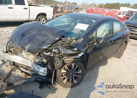 2013 Honda Civic Ex-L из США, поврежденный, VIN 19XFB2F93DE092658